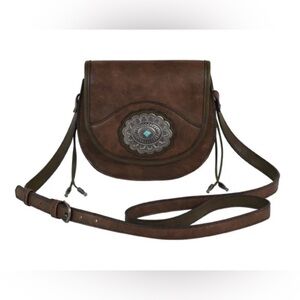 NWT Tony Lama Women's Concho Saddle Bag